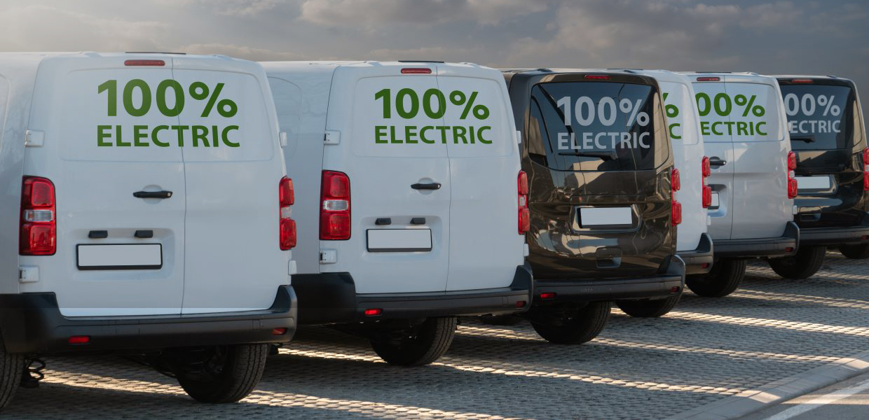 White light commercial van on highway — LCV TPMS wholesale supplier guide